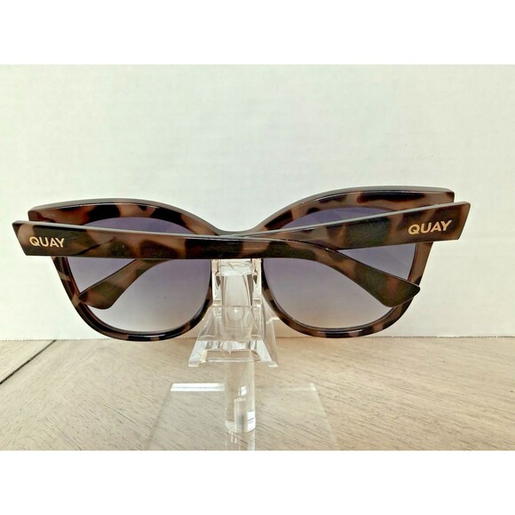 New Quay Australia It\'s My Way Oversized Cat Eye Sunglasses Tortoise Black Fade main image 10